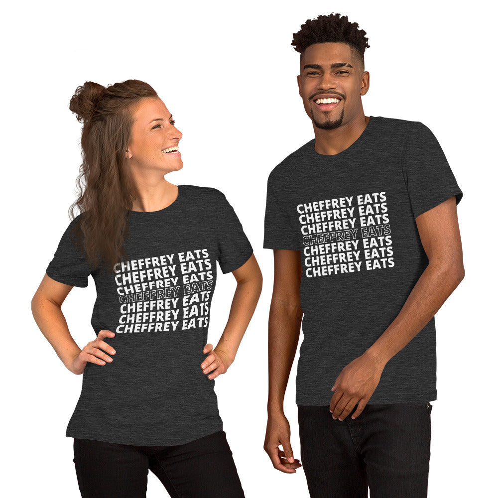 Cheffrey Eats Repeating Unisex t-shirt