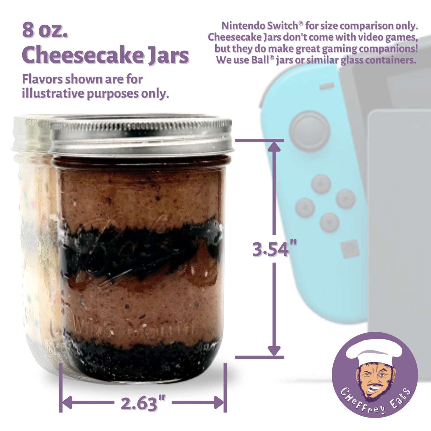 March 2023 Cheesecake Jar 4-Pack